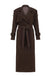 MORI LEATHER TRENCH COAT