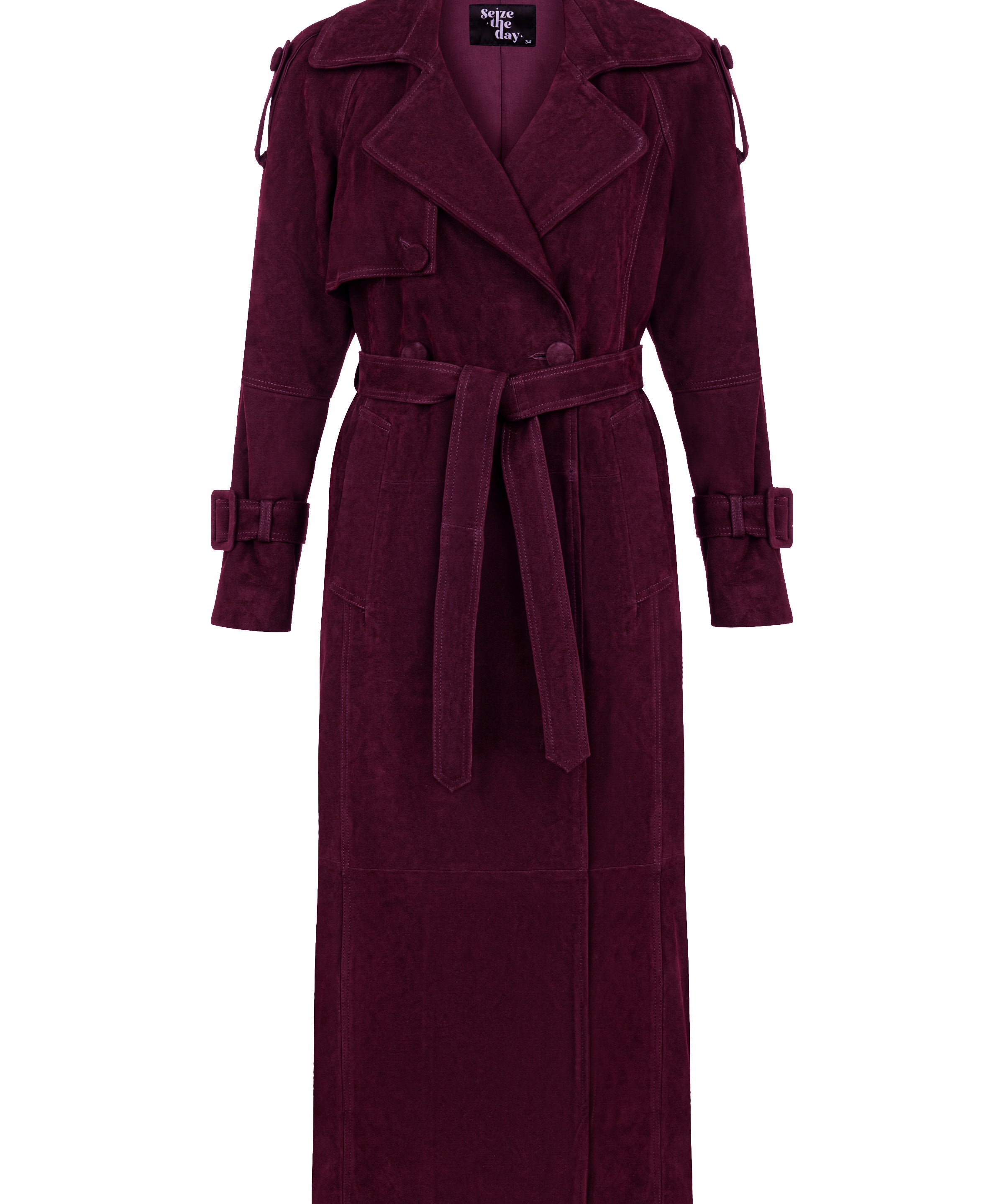 MORI LEATHER TRENCH COAT