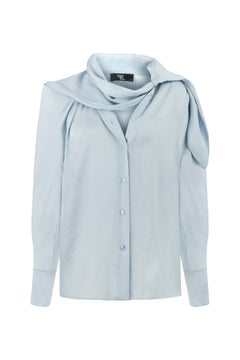 Meggy Shirt fular detaylı gömlek — 3. görsel